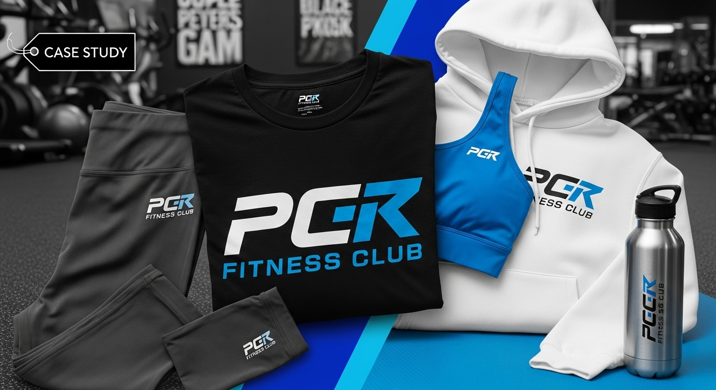 Брендированная одежда для сети фитнес-клубов